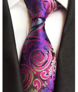 Model 40 - cravata matase 100%, tesatura jaquard