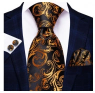 Set cravata + batista + butoni - matase 100% - model 136