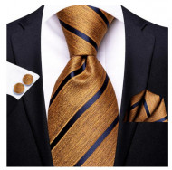 Set cravata + batista + butoni - matase 100% - model 189