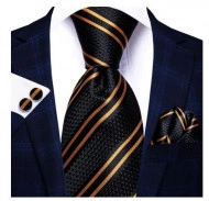Set cravata + batista + butoni - matase 100% - model 88
