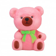 Squishy Jumbo Max, parfumata, Teddy Bear, roz
