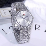Ceas dama, de lux, Jubilee, argintiu