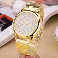 Ceas dama Geneva White & Gold