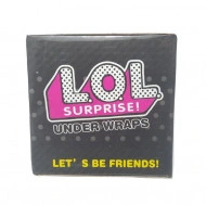 Figurina tip papusa cu surprize, Under Wraps, seria 36, 7 surprize, neagra - Img 2