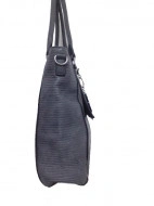 Geanta / poseta de dama, Candice, cu ornament pisica, culoare gri - Img 3