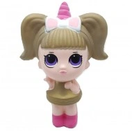 Jucarie Squishy, fetita unicorn, kaki