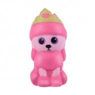 Jucarie Squishy parfumata model catelus cu ghetute si caciulita