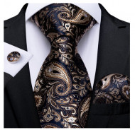 Set cravata + batista + butoni - matase 100% - model 126