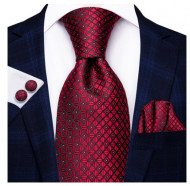 Set cravata + batista + butoni - matase 100% - model 137