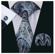 Set cravata + batista + butoni - matase 100% - model 172