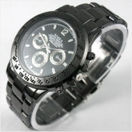 Ceas barbatesc Rosra, stil sport / militar, negru