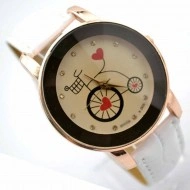 Ceas dama ieftin Bicycle & Heart - Cadoulchic.ro