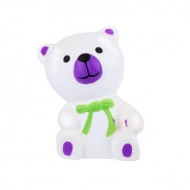 Jucarie Squishy parfumata model ursulet cu fular