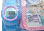 Set Ceas pentru fetite cu portofel, tip Frozen, model 1 - Img 2