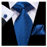 Set cravata + batista + butoni - matase naturala 100% - model 72