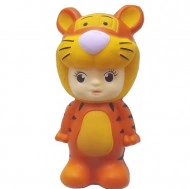 Squishy jumbo, jucarie parfumata, model baietelul tigrisor