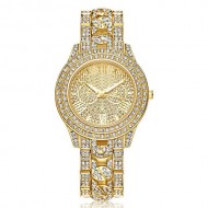 Ceas dama Luxury Full Crystals - Golden