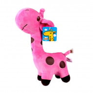 Figurina plus model girafa, culoare roz
