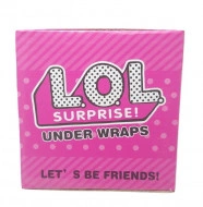 Figurina tip papusa cu surprize, Under Wraps, seria 36, 7 surprize, roz - Img 2