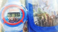 Set Ceas pentru baietei cu portofel, tip Avangers, model 2 - Img 2