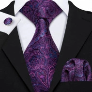 Set cravata + batista + butoni - matase 100% - model 105