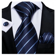 Set cravata + batista + butoni - matase 100% - model 149