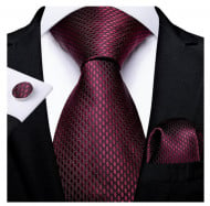 Set cravata + batista + butoni - matase 100% - model 208