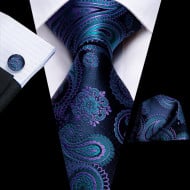 Set cravata + batista + butoni - matase 100% - model 233