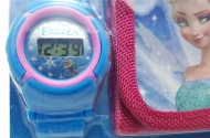 Set frumos Ceas pentru fetite cu portofel, tip Frozen - Img 2