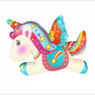 Squishy ieftina parfumata, calut unicorn multicolor - Model 4