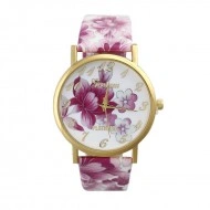 Ceas de dama Geneva Platinum model floral - Img 2