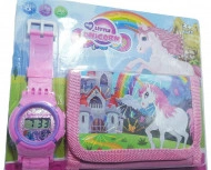 Ceas pentru fetite cu portofel, My Little Unicorn - Img 3