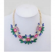 Colier fashion cristale multicolore