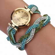 Fancy elegant watch - blue saphire