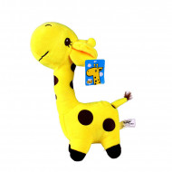 Figurina plus model girafa, culoare galbena