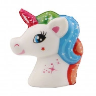 Jucarie Squishy, parfumata, calut unicorn, multicolor