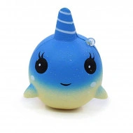 Jucarie Squishy parfumata delfinasul galactic multicolor