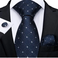 Set cravata + batista + butoni - matase 100% - model 127