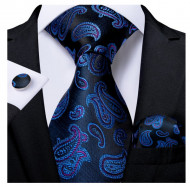 Set cravata + batista + butoni - matase 100% - model 184