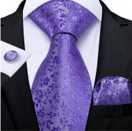 Set cravata + batista + butoni - matase 100% - model 247