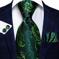 Set cravata + batista + butoni - matase naturala 100% - model 31