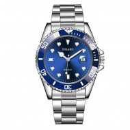 Ceas barbatesc Yolako, afisaj data, stil casual, blue + cutie eleganta cadou