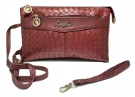 Geanta / poseta de dama, stil chic, rosu burgund