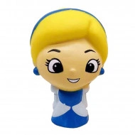 Jucarie Squishy, model fetita blonda, cocheta