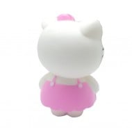 Jucarie Squishy, parfumata, model pisicuta cu fundita roz