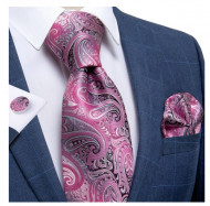 Set cravata + batista + butoni - matase 100% - A