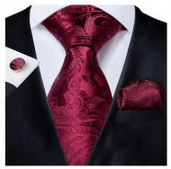 Set cravata + batista + butoni - matase 100% - model 151