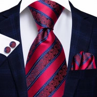 Set cravata + batista + butoni - matase 100% - model 83