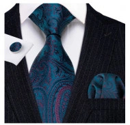 Set cravata + batista + butoni - matase 100% - model 93