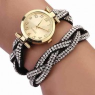 Fancy elegant watch - negru